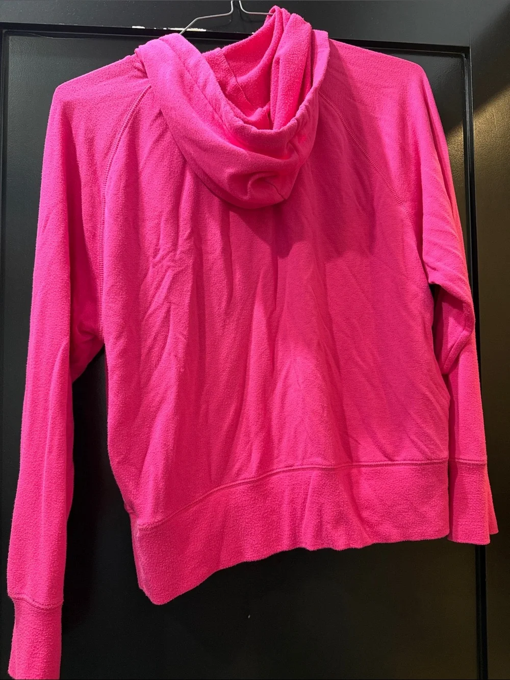 J. Crew Bright Hot Pink Hoodie Sweater